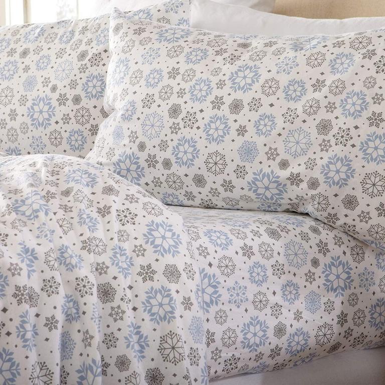 CAL KING FLANNEL SHEET SET