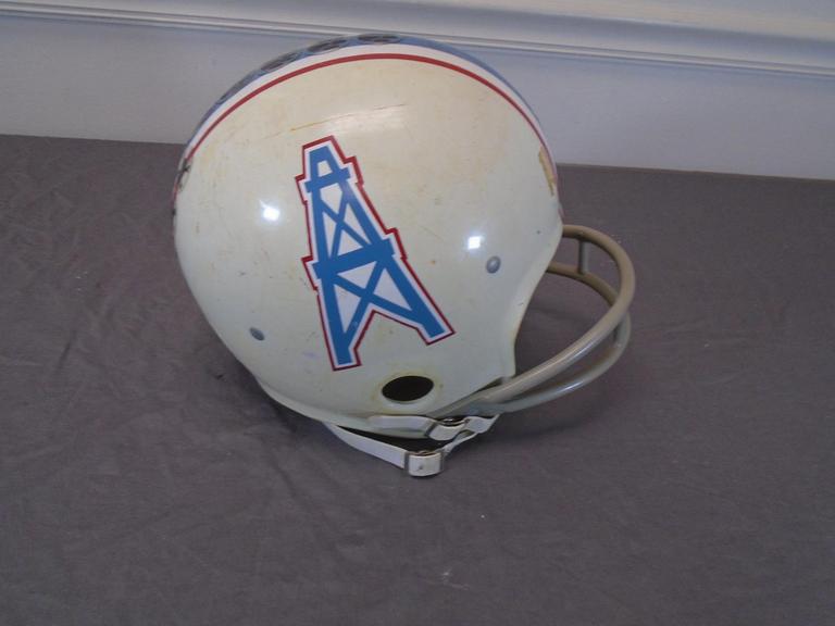 Auction Ohio Houston Oilers Football Helmet