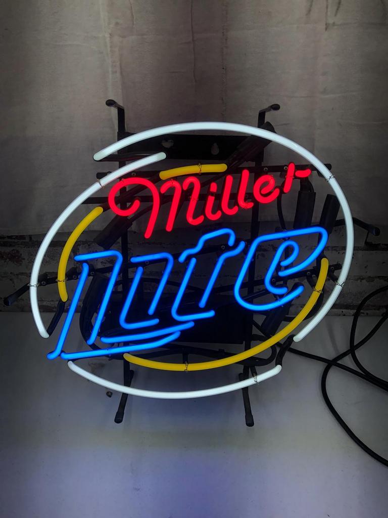 Miller lite store neon light