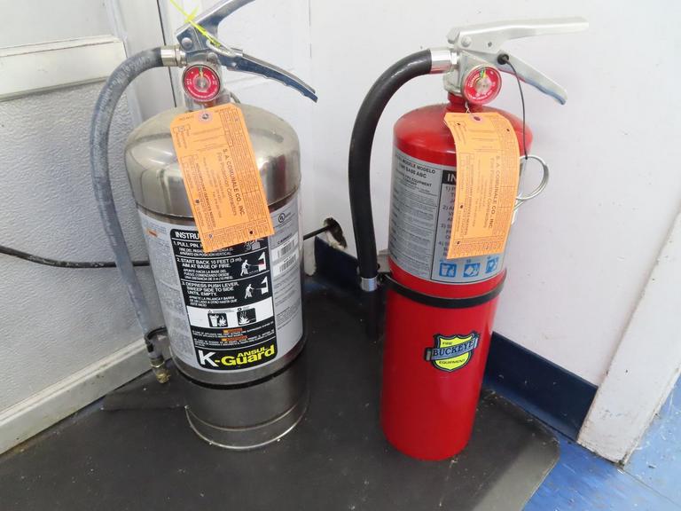 Auction Ohio Pair of Fire Extinguishers