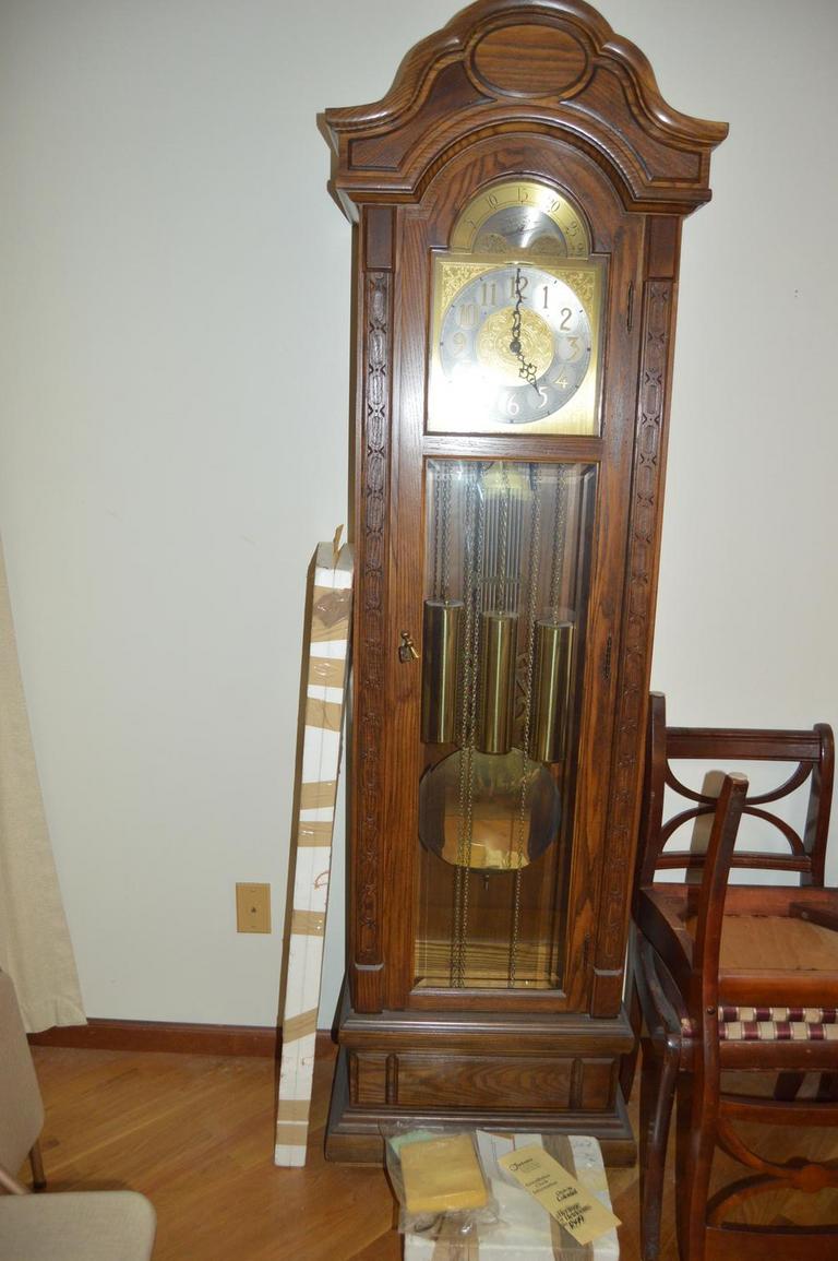 Auction Ohio Ridgeway Grandfather clock