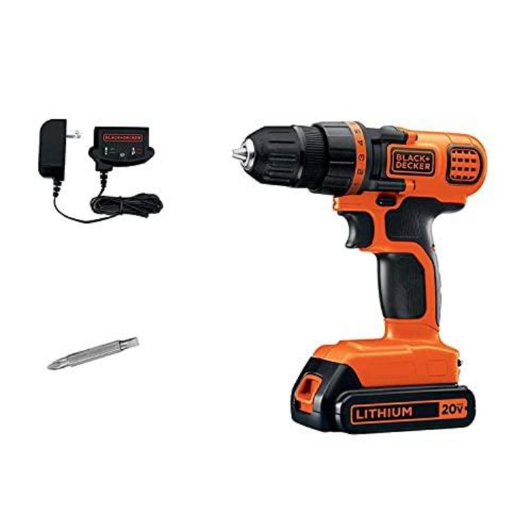 B&D 20V CORDLESS DRILL