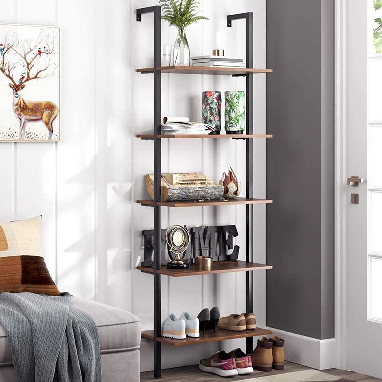 HOMFA INDUSTRIAL LADDER SHELF
