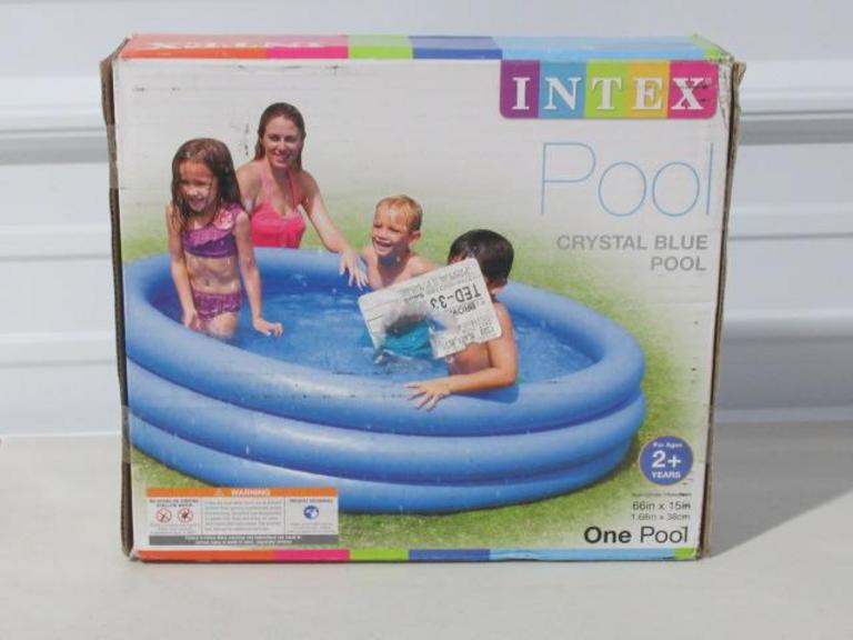 Intex crystal blue inflatable pool 45 hot sale x 10