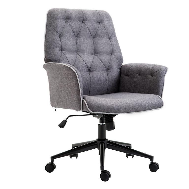 HOMCOM TUFTED CHAIR