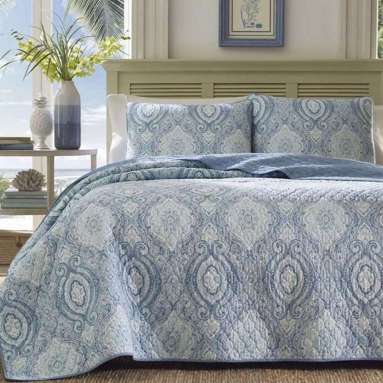 TOMMY BAHAMA QUILT SET TWIN