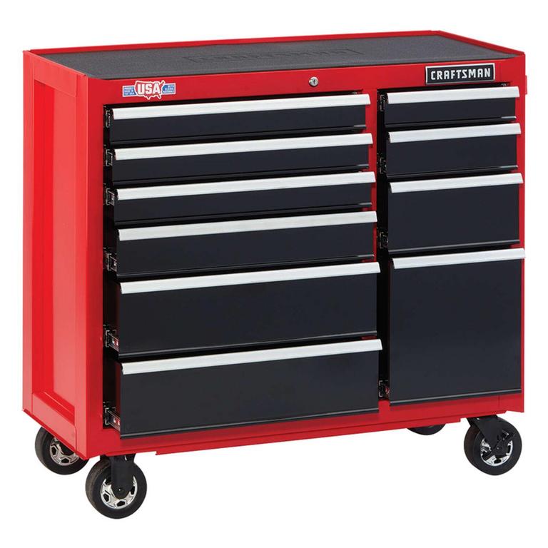 41" 10 DRAWER ROLLING CABINET