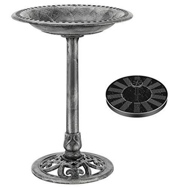 VIVOHOME GARDEN BIRD BATH