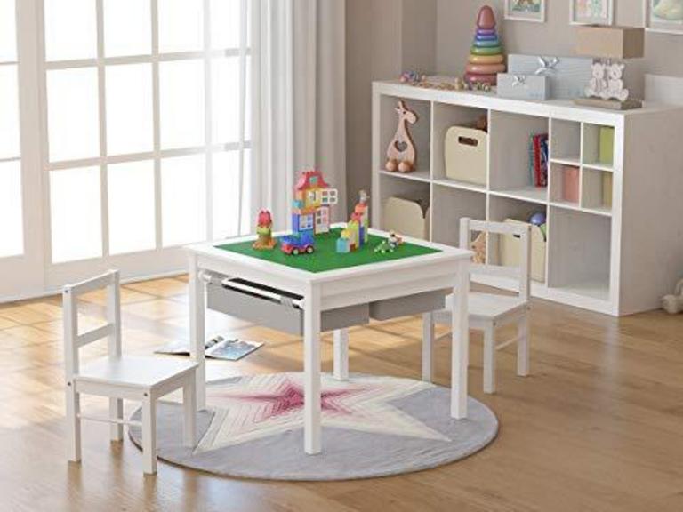 2-IN-1 KIDS TABLE & 2 CHAIRS