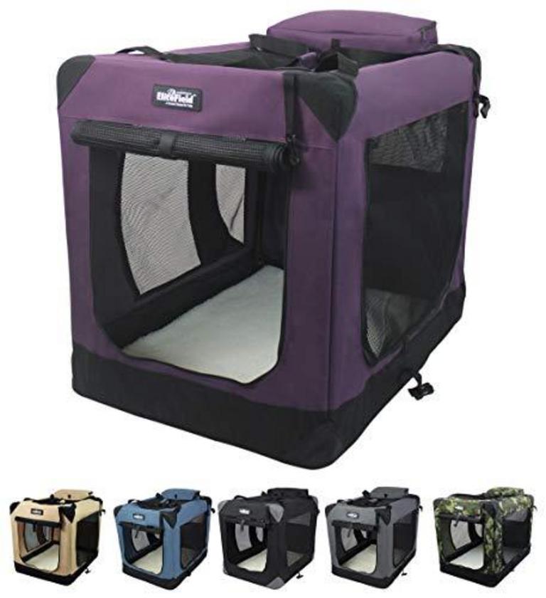 36'' PORTABLE DOG CRATE