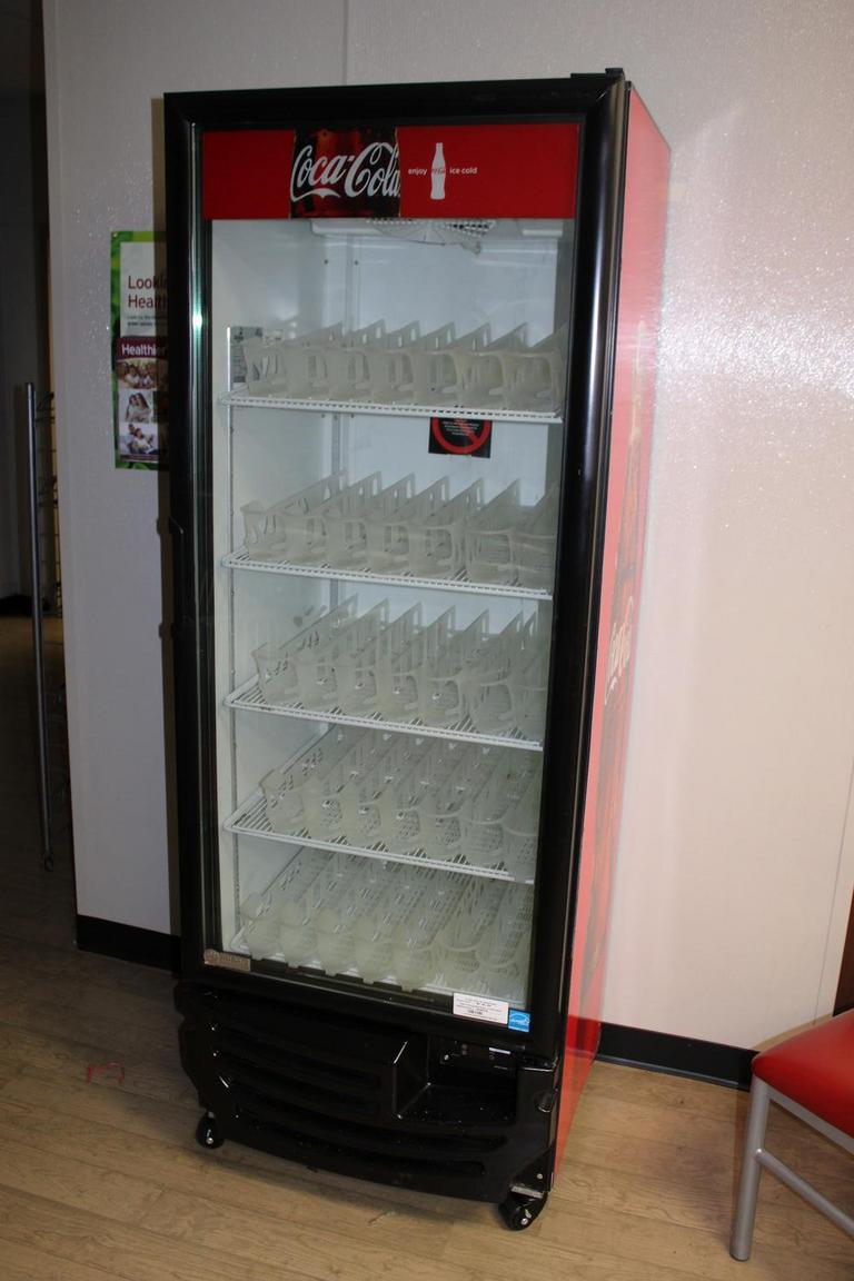 Coca cola best sale fridge shelves