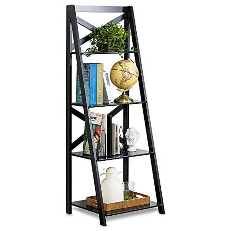 ZENODDLY LADDER BOOKSHELF