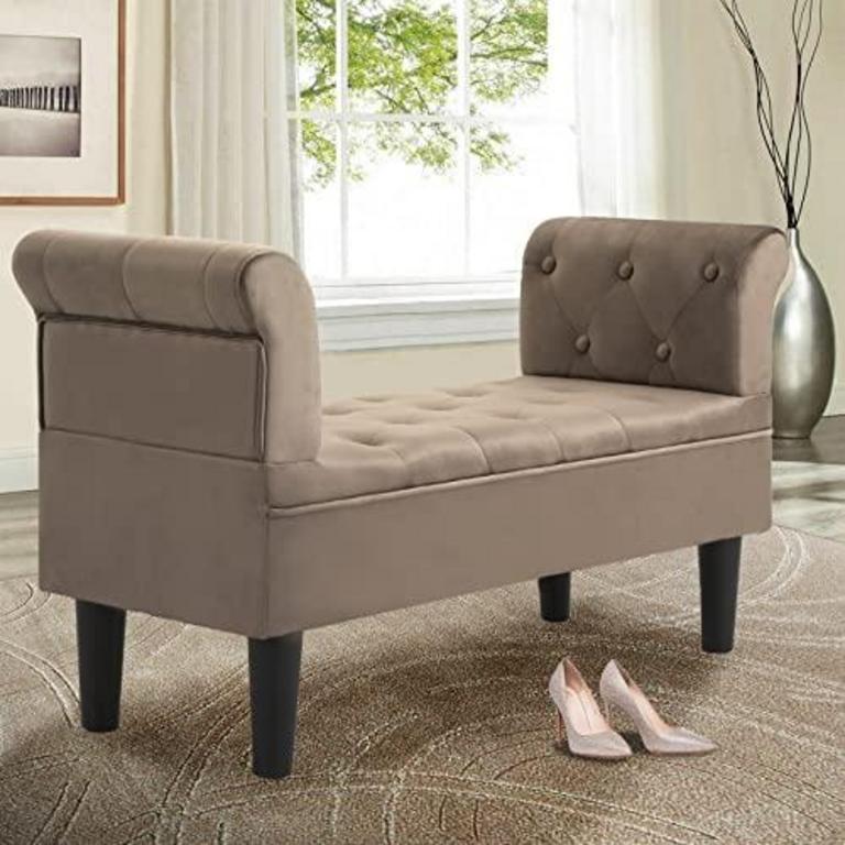 CZLOLO PINK OTTOMAN BENCH