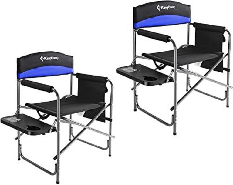 2 KINGCAMP CAMPING CHAIRS