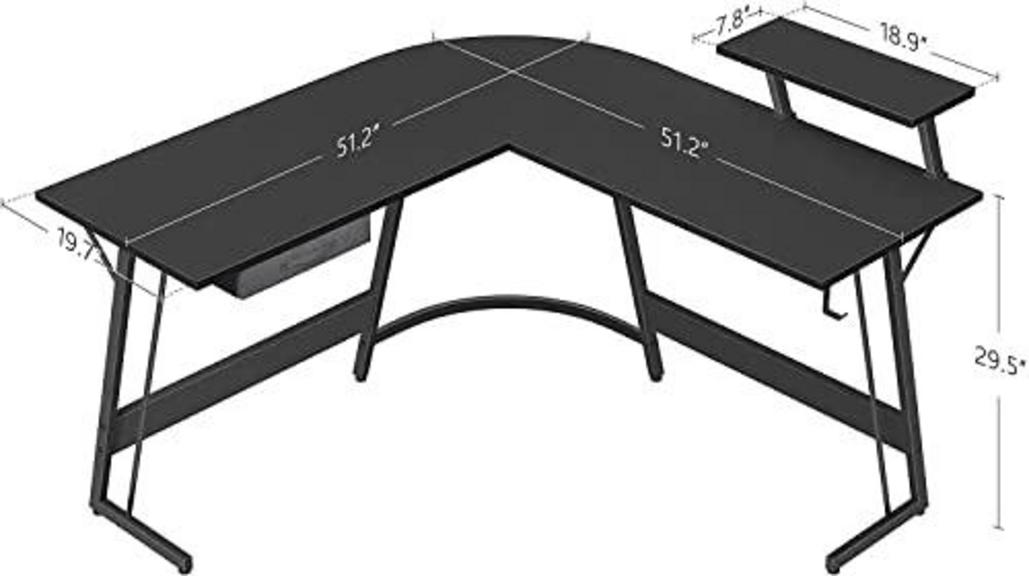 CUBICUBI 51'' L SHAPED DESK