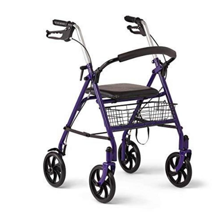 MEDLINE STEEL ROLLATOR WALKER