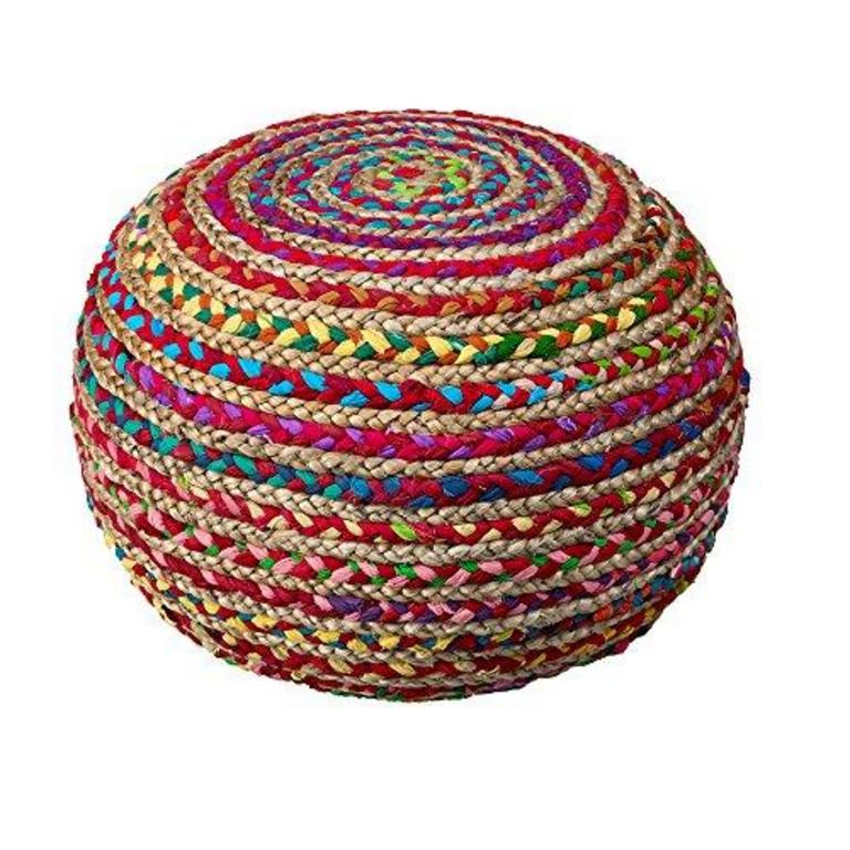 LR HOME POUF OTTOMAN