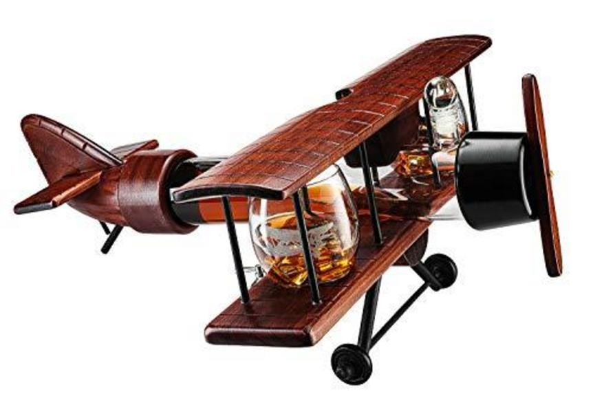 TWS AIRPLANE DECANTER SET