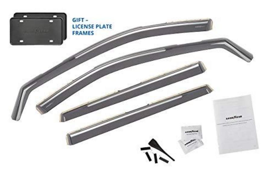 4 GOODYEAR RAIN GUARDS