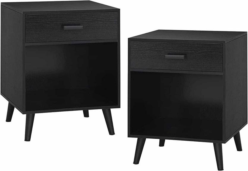 2 MID-CENTURY NIGHTSTANDS