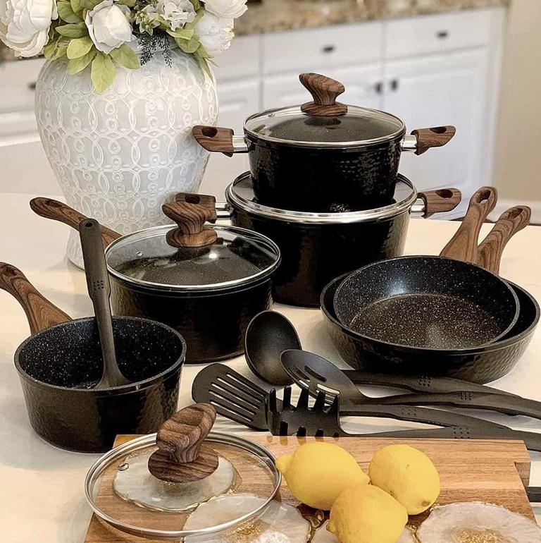 KA KITCHEN 15-PC COOKWARE SET