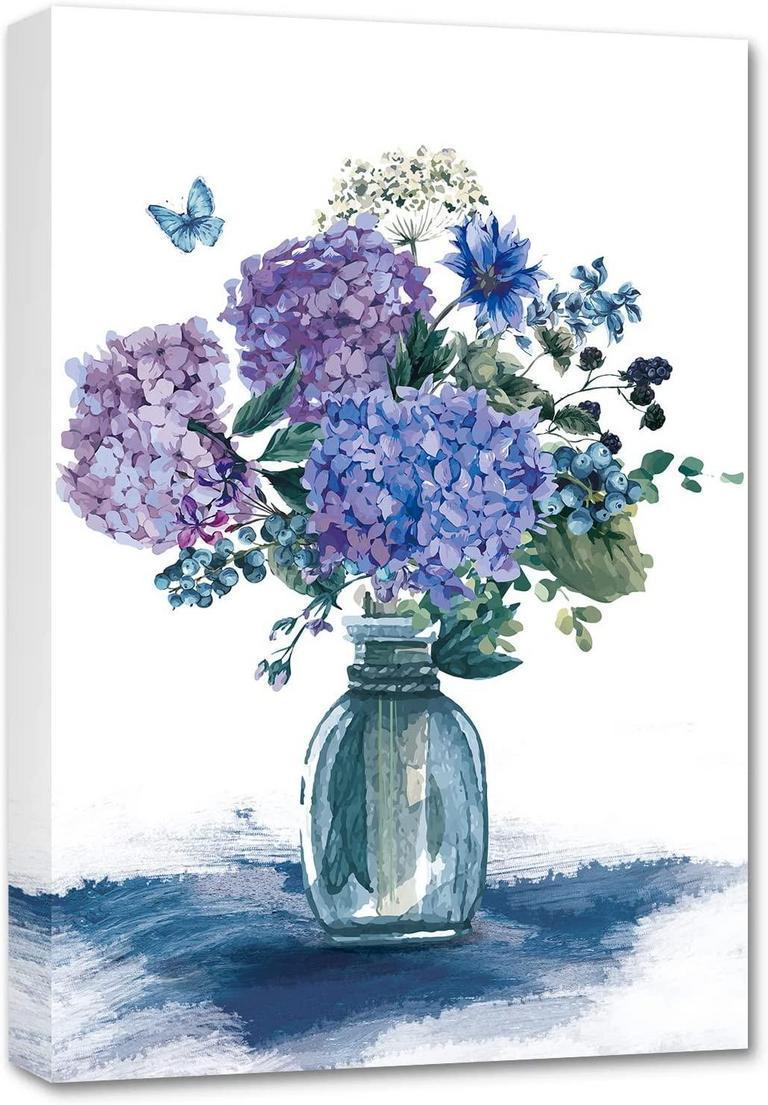 16X24" HYDRANGEA CANVAS
