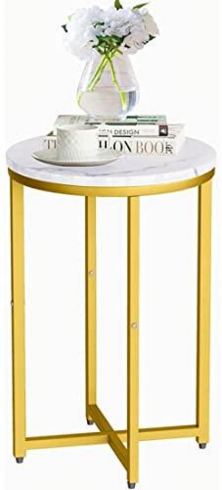 GOLD SIDE TABLE