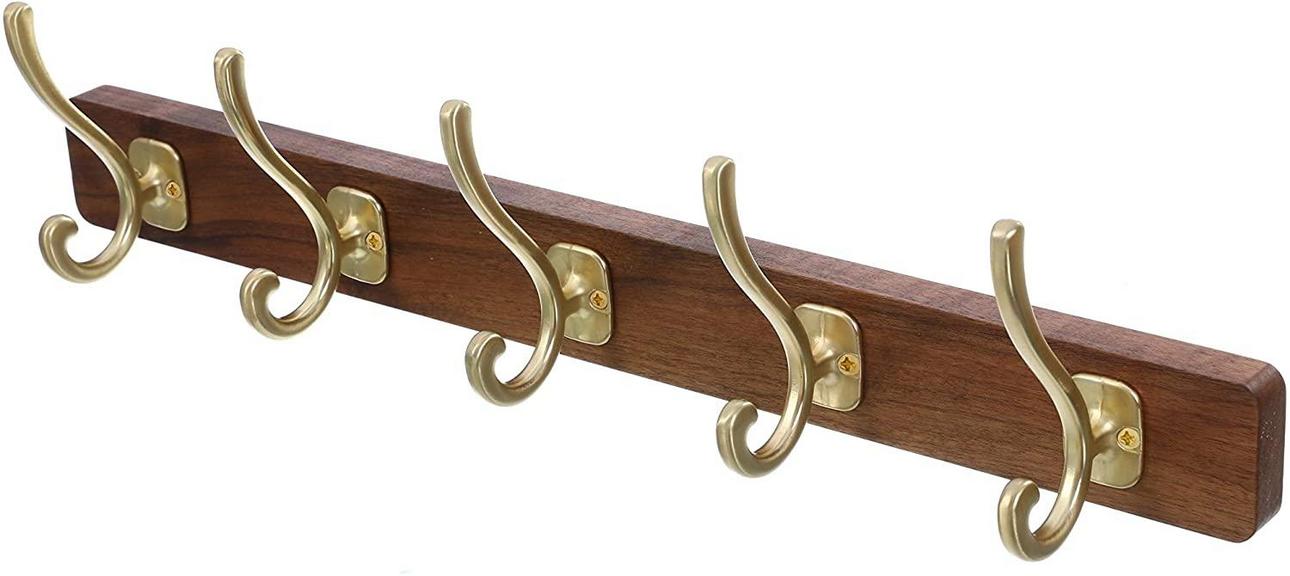 2 COAT RACK WALL MOUNTS