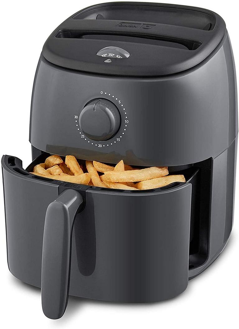 DASH AIR FRYER, GREY, 2.6QT