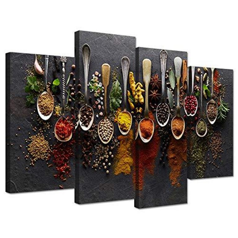 4-PC CANVAS ART 48''X32''