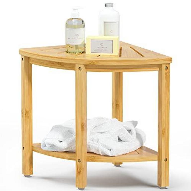 BAMFAN CORNER SHOWER BENCH