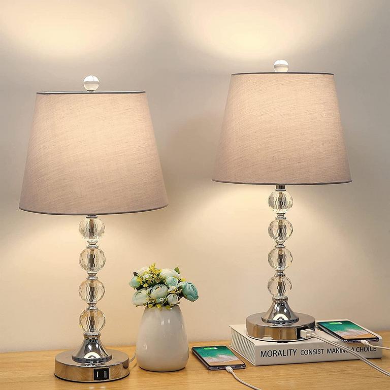 2 BONCO 22"H TABLE LAMPS
