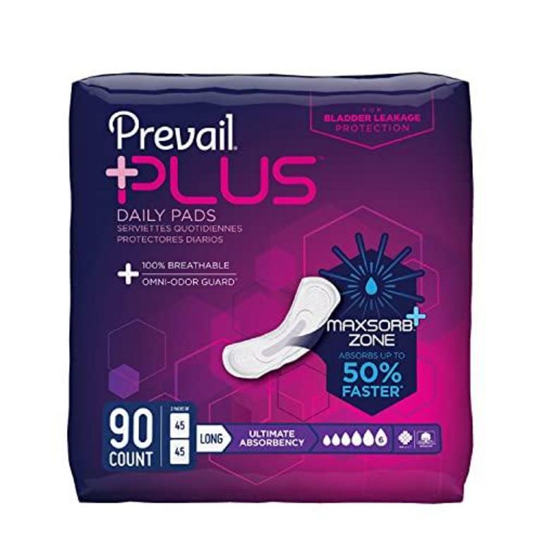 90 PREVAIL INCONTINENCE PADS