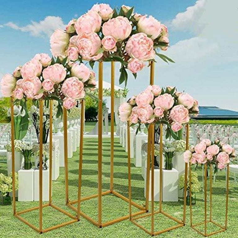 4-PC WEDDING FLOWER STAND