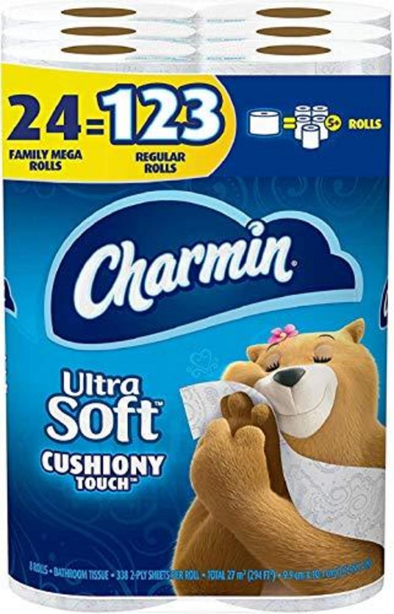 24 CHARMIN TOILET PAPER ROLLS
