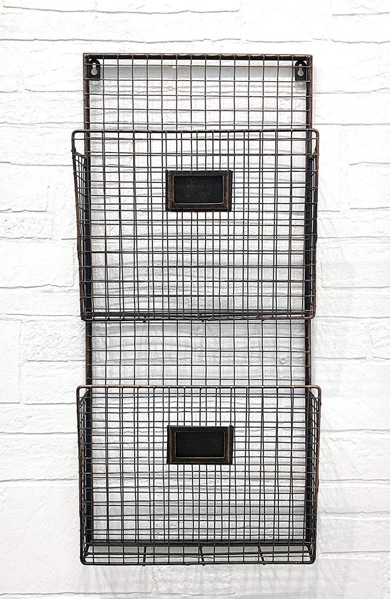 TWO TIER WALL FILE HOLDER