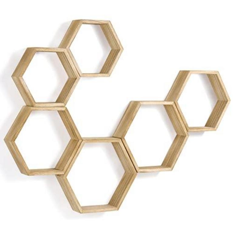 HEXAGON WALL SHELF