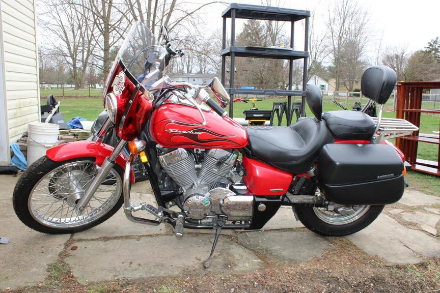 2007 honda best sale shadow gas tank