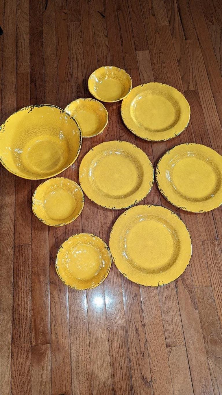 Auction Ohio Hobby Lobby Mustard plates