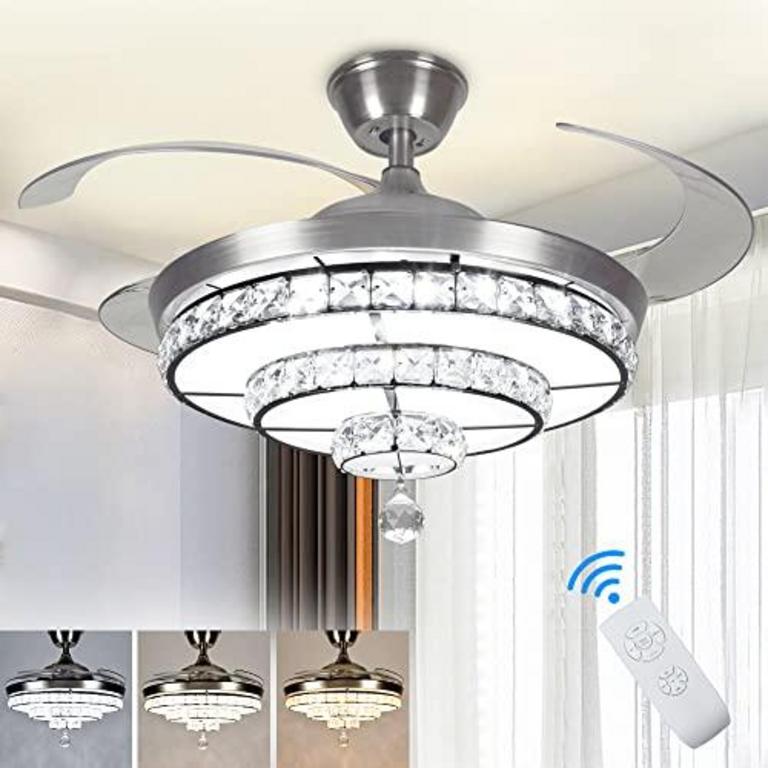 DLLT 36'' CEILING FAN W/LIGHT