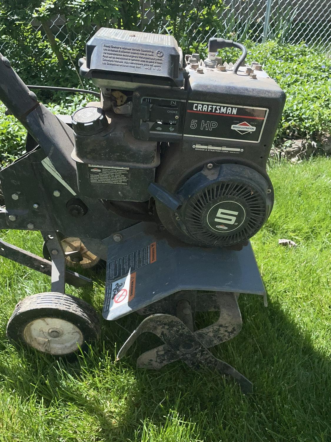 Craftsman 5hp Briggs And Stratton Tiller edu.svet.gob.gt