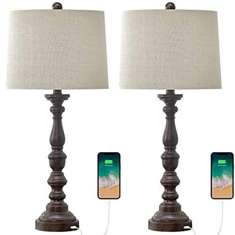 2 BOBOMOMO 28'' TABLE LAMPS