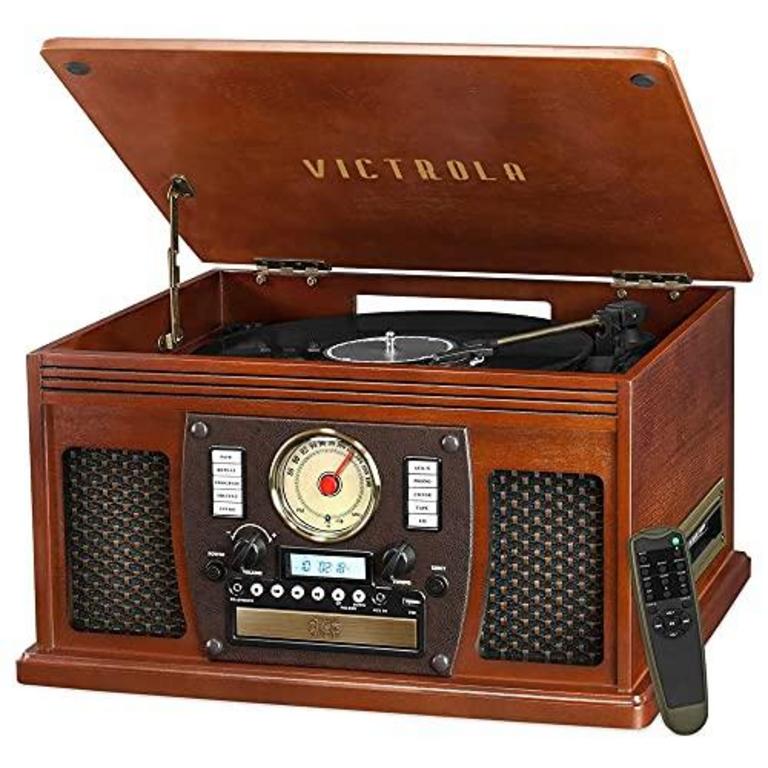 VICTROLA 8-IN-1 RECORD PLAYER