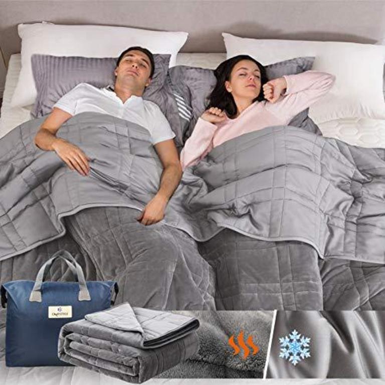 40-LB KING WEIGHTED BLANKET