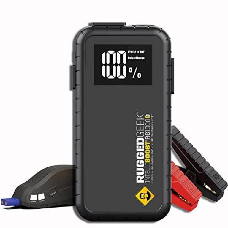 RUGGED GEEK CAR JUMP STARTER