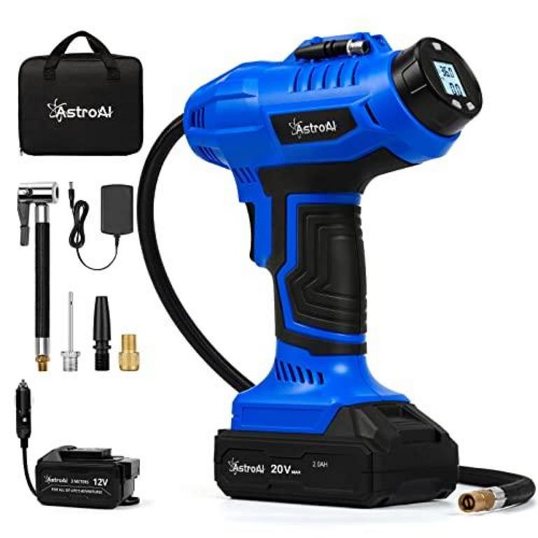 ASTROAI CORDLESS TIRE INFLATOR