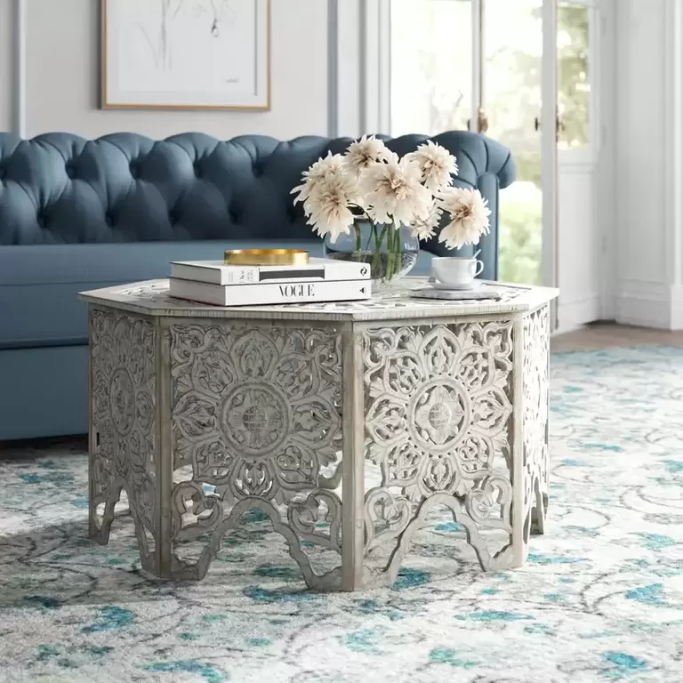 LITTON LANE OCTAGON TABLE