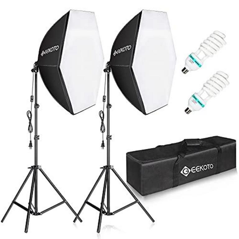 GEEKOTO SOFTBOX PHOTO KIT
