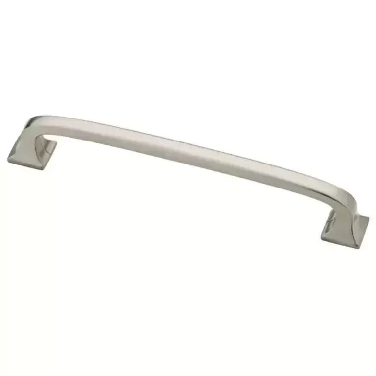 SATIN NICKEL ARCHED PULL BAR
