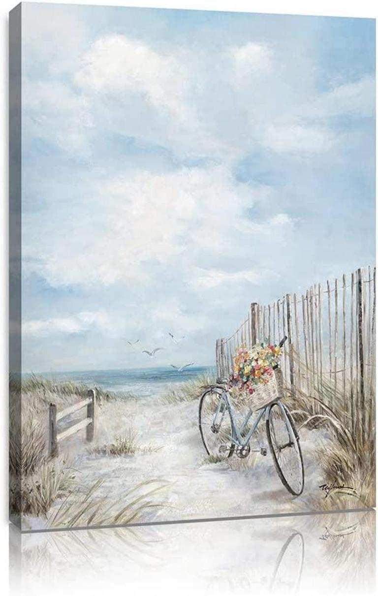16" X 19.75" BEACH ART
